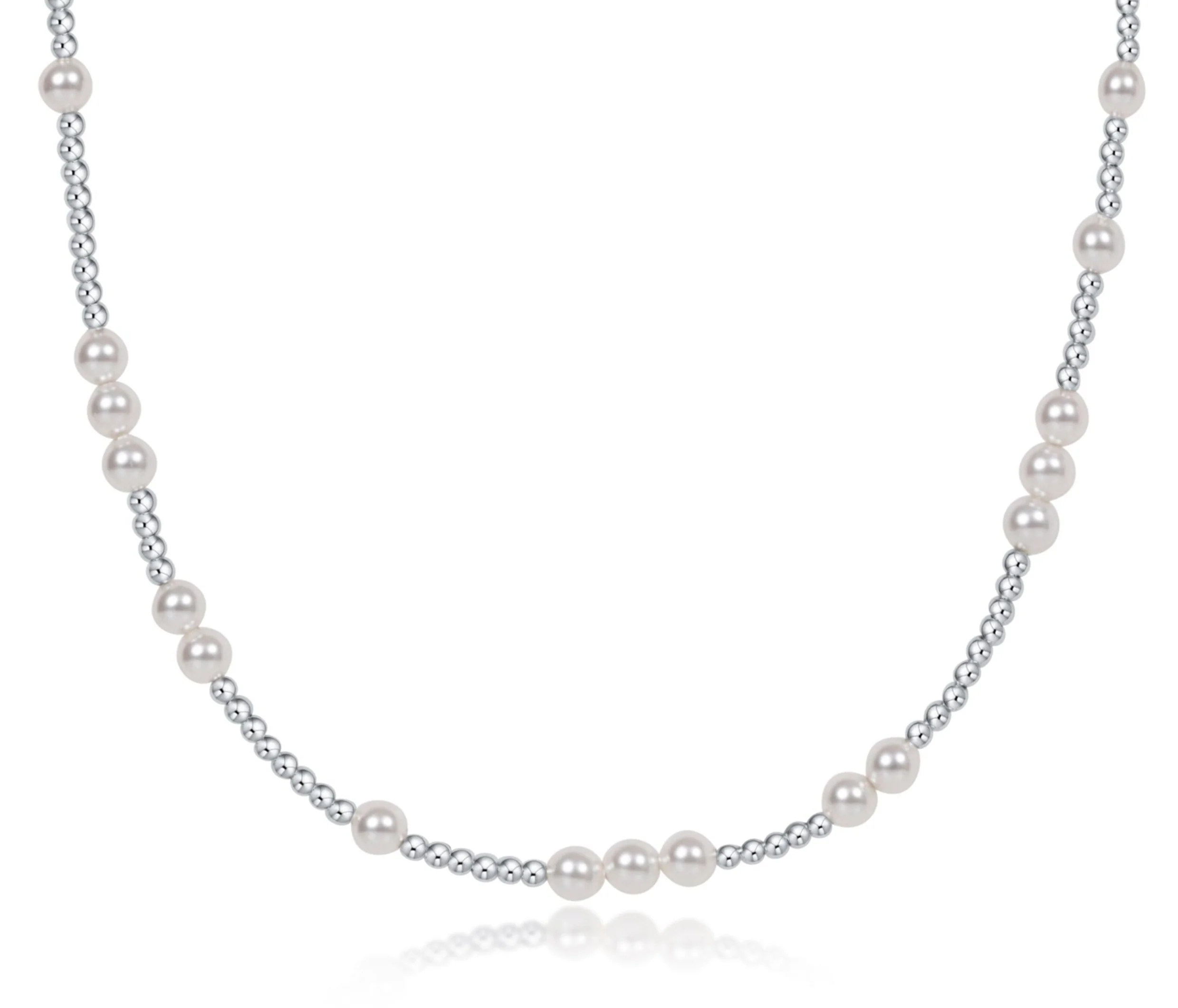 Choker Hope Unwritten Sterling - 4mm Pearl