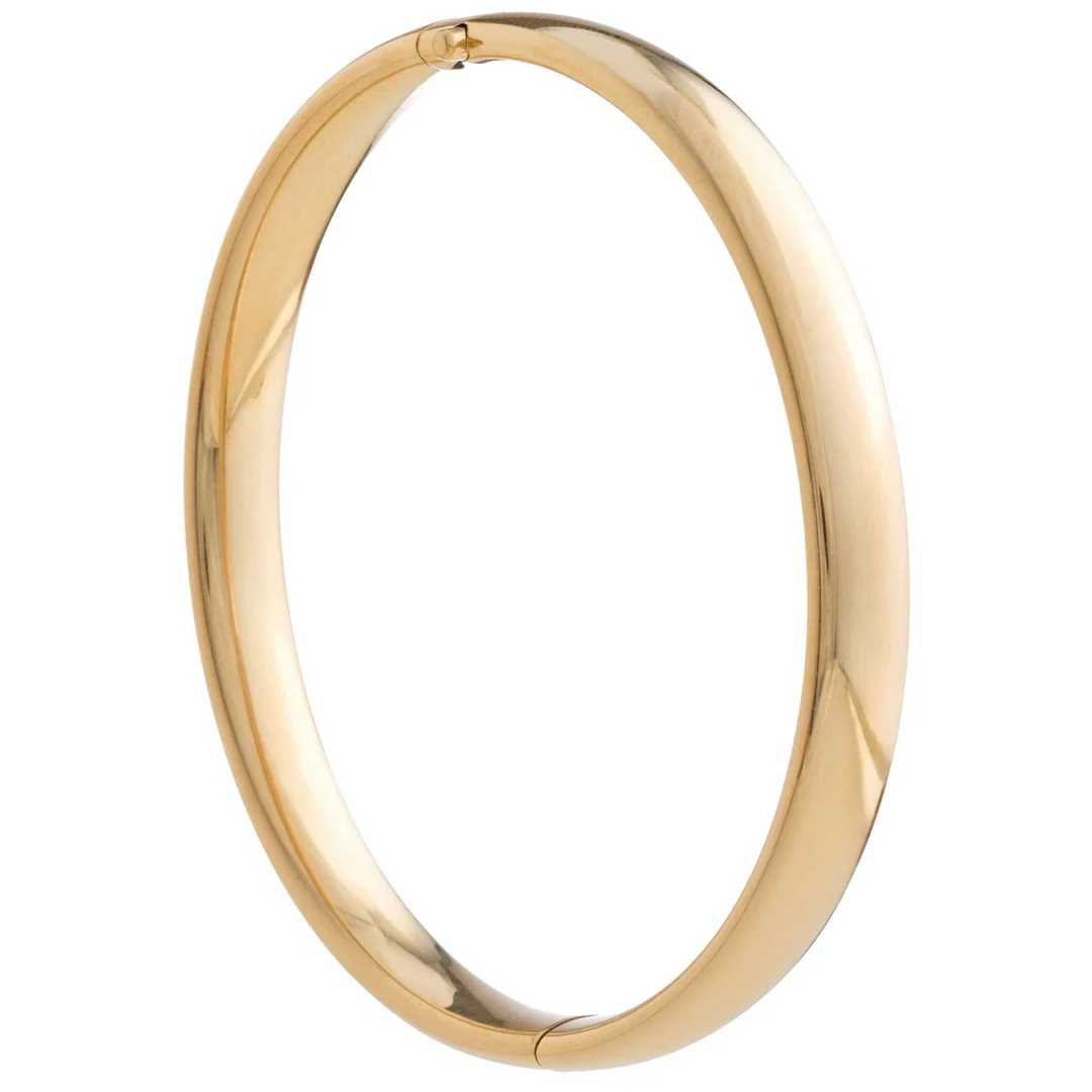Cherish Gold Bangle Bracelet Medium - Image 4