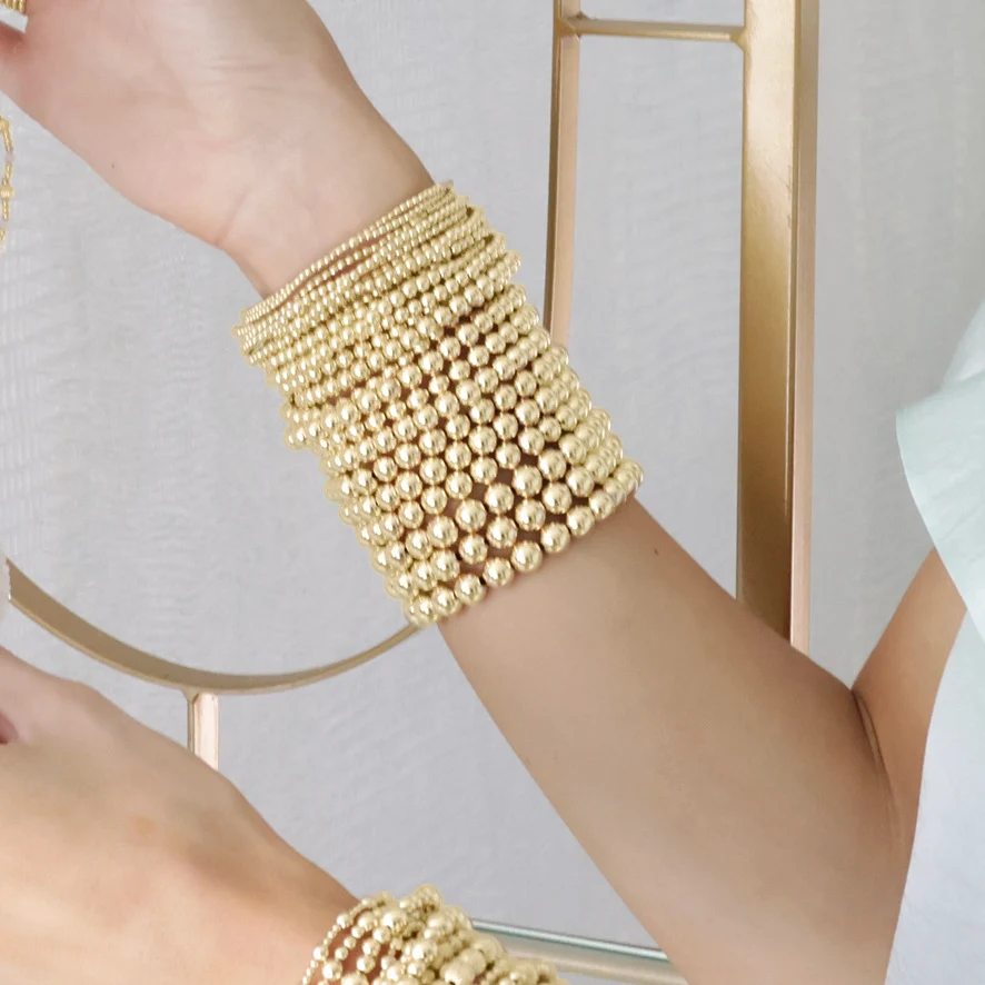 Classic Gold 8mm Bracelet - Image 3