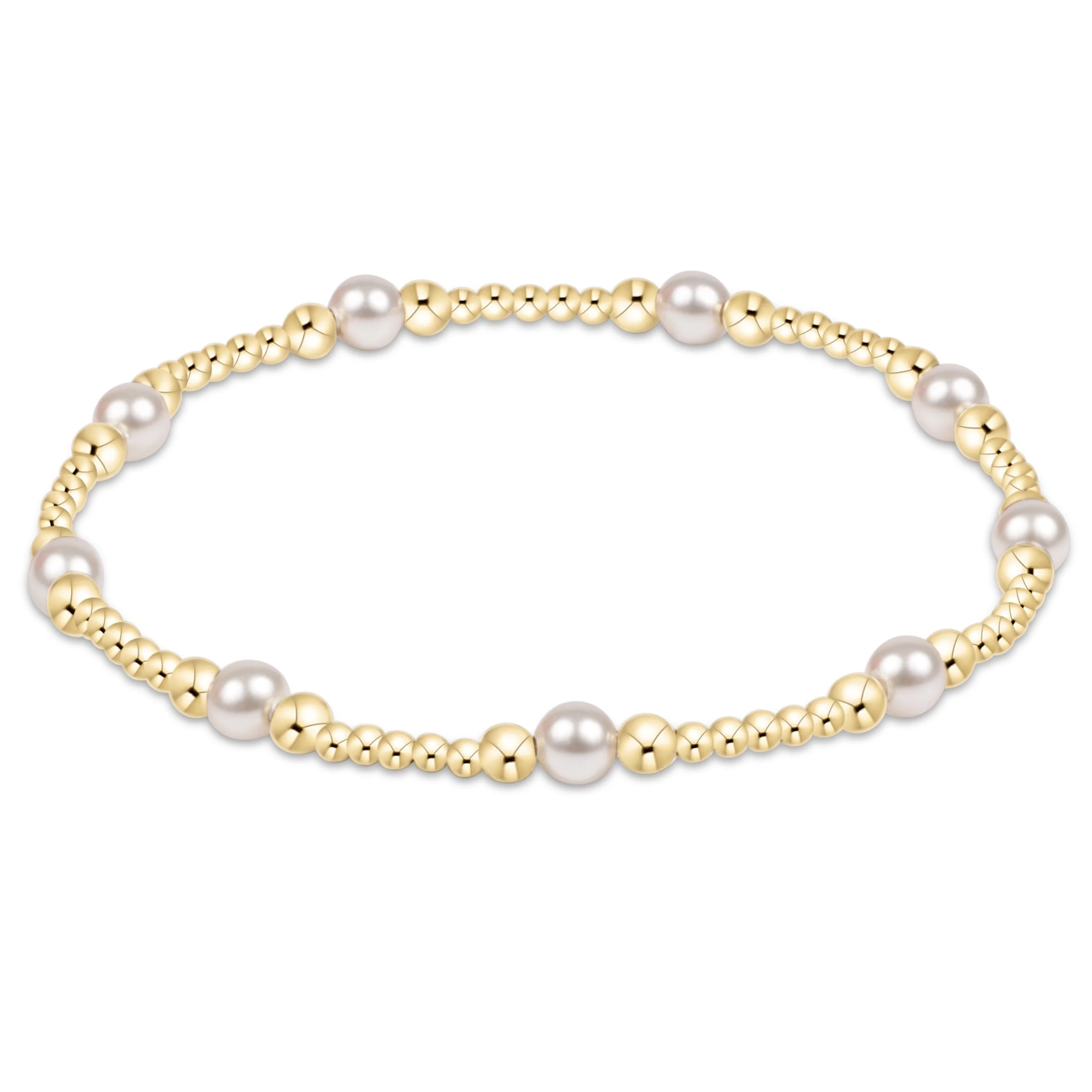 Purpose Pearl 4mm Gold Bracelet