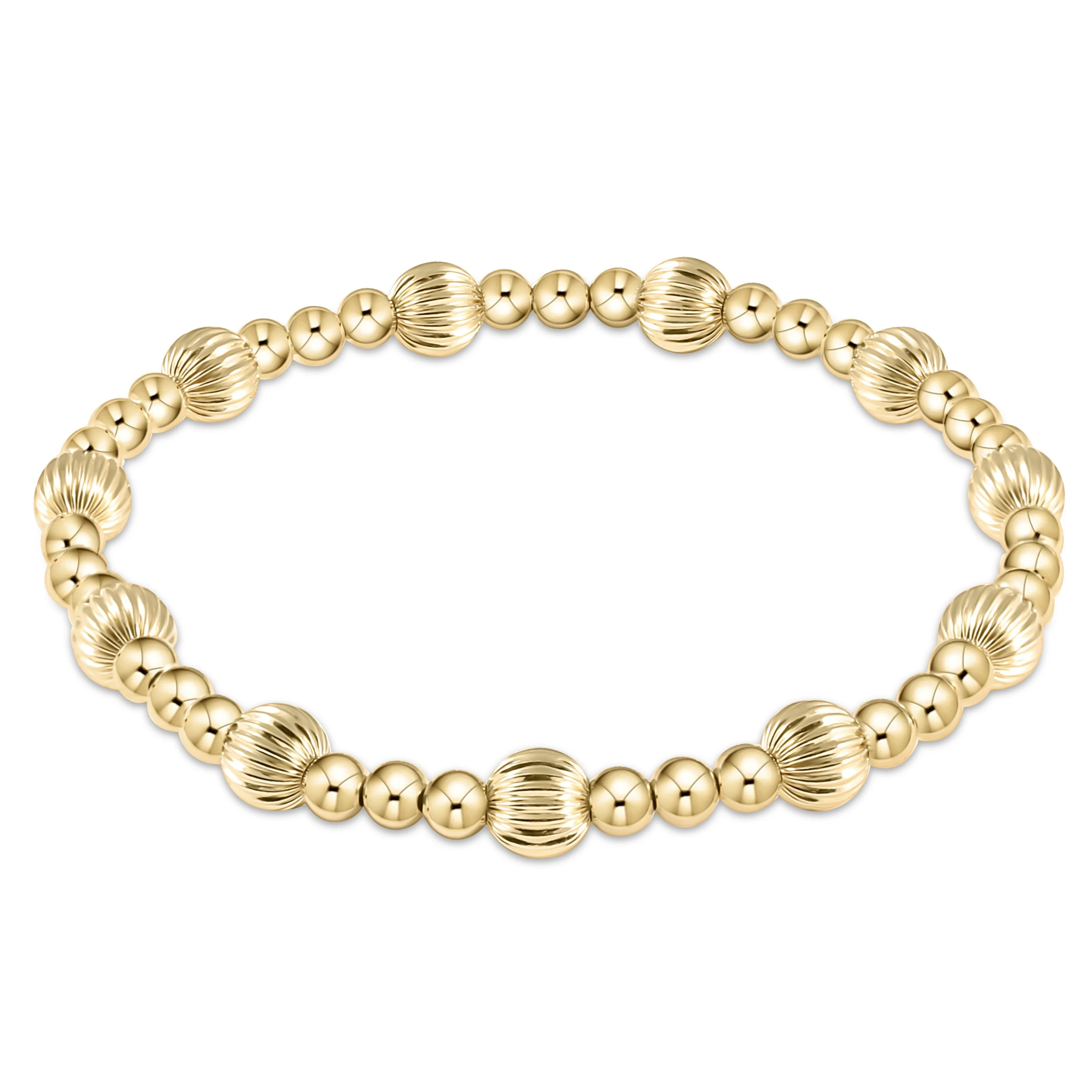 Dignity Sincerity Gold 6mm Bracelet