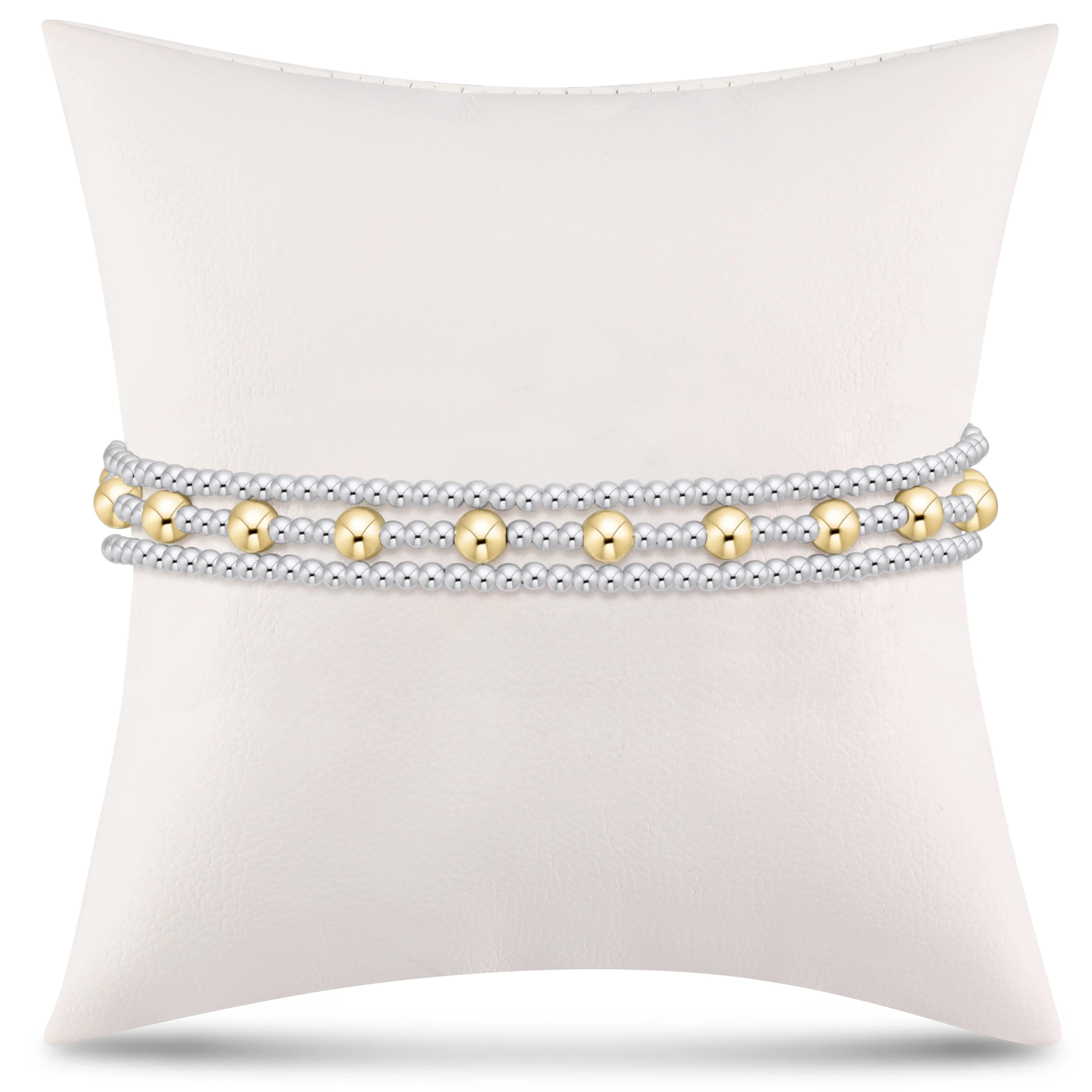simply classic sincerity stack - mixed metal - stack of 3