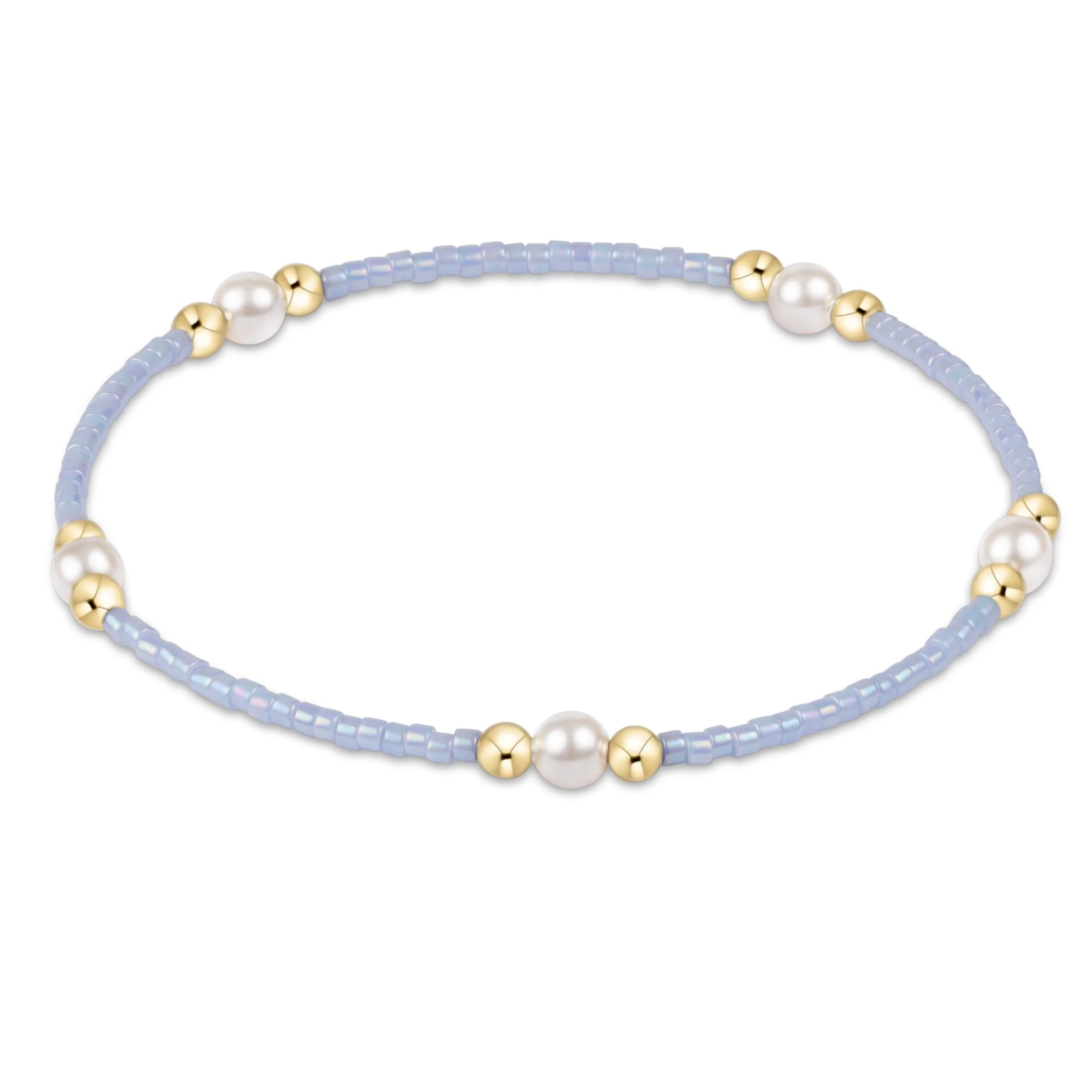 Hope Purpose Pearl Bracelet - Ocean Mist