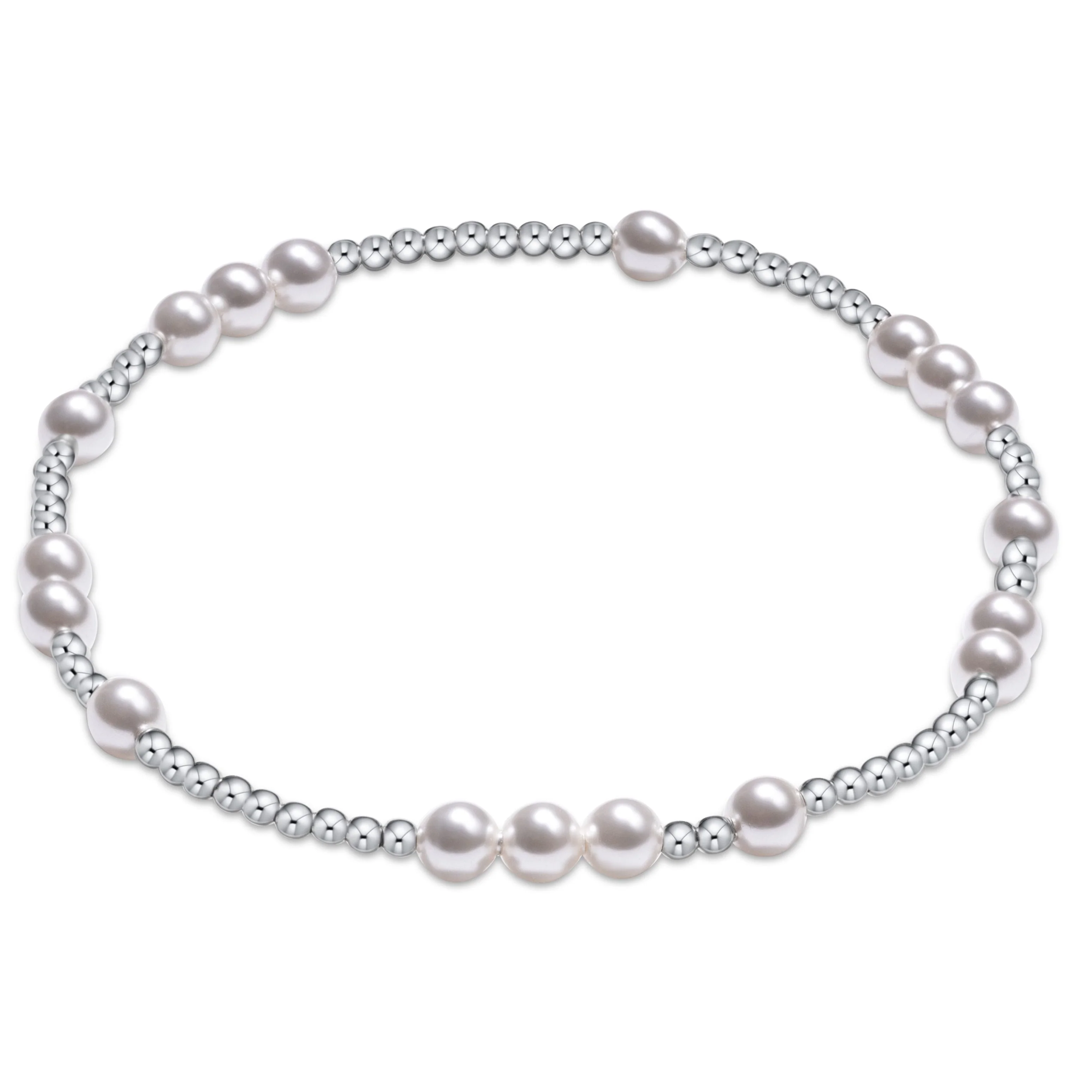 Hope Unwritten Pearl 4mm Sterling Bracelet