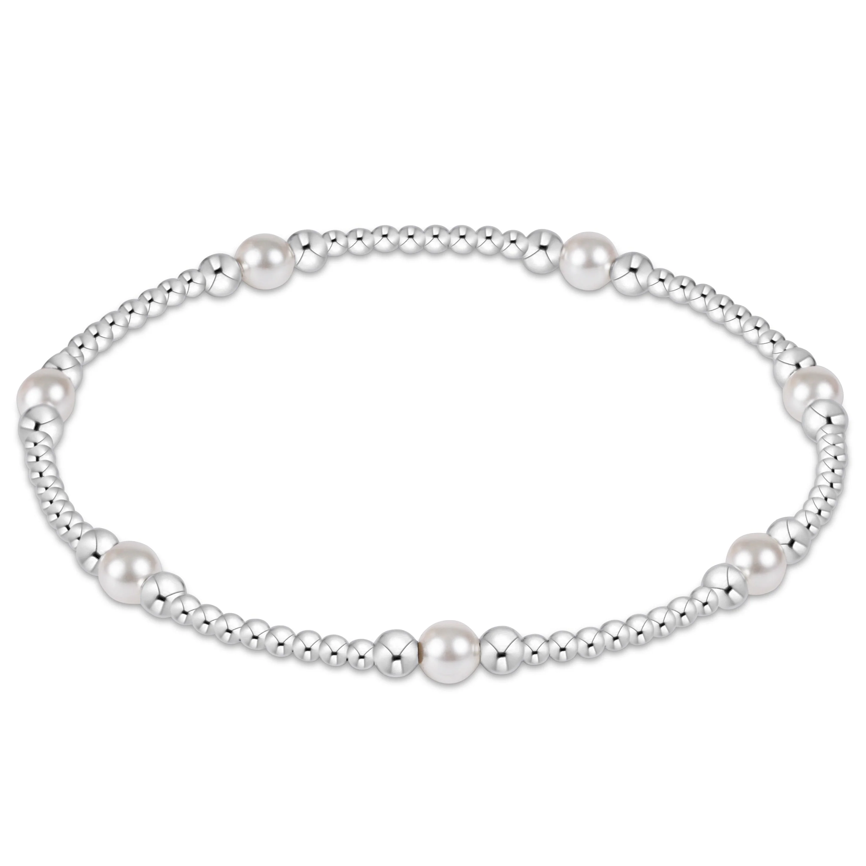 Purpose Pearl 4mm Sterling Bracelet